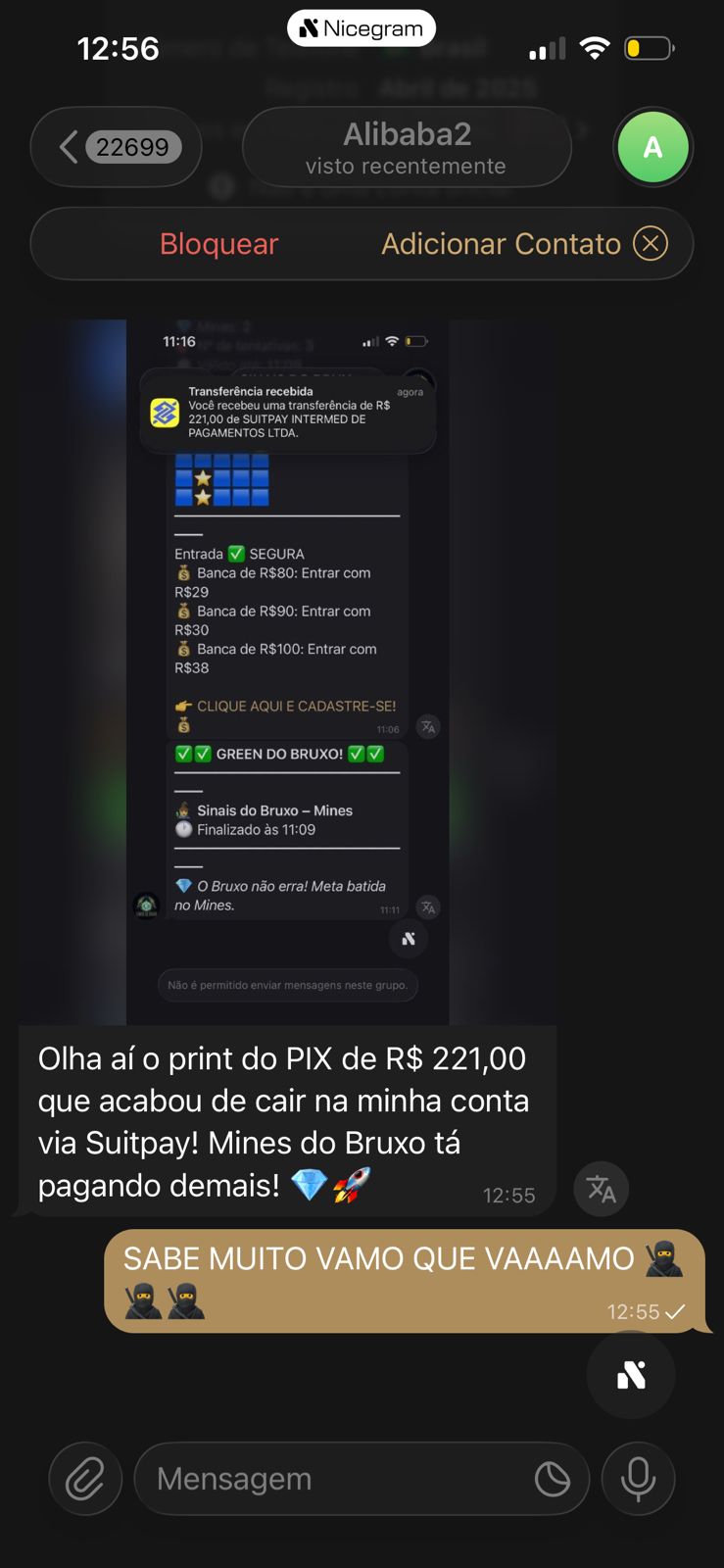 print ganho
